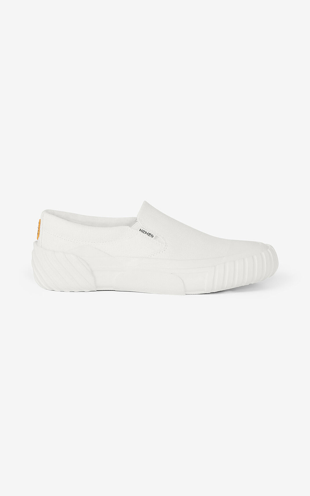 Kenzo Slip on canvas Tiger Crest Tenisice Ženske - Bijele - Hrvatska GZWLUY593